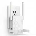 WiFi Extender Signal Booster Dual Band 5.8GHz&2.4GHz, WiFi Booster for Home Covers Up to 10200 Sq.ft and 45 Devices, Wireless Signal Amplifier 1200Mbps WiFi Repeater w/Ethernet Port, 1-Tap Setup