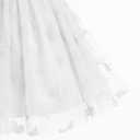 IDOPIP Toddler Baby Girls Butterfly Tutu Dress Summer Sleeveless Princess Butterfly Birthday Party Dresses Pageant Tulle Gown (White)
