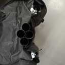 BEIYANG 8.5X10 FT Photo Background Stand with 10X12 FT Black Backdrop Screen, Adjustable Background Holder Support System Kit for Photography Video, Parties Decoration with Carry Bag & Clamps