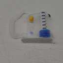 Incentive Spirometer Adult, Lung Exerciser Device, Breathing Trainer - 6000ML Inhale Volume Measurement, Equipped with Ball Flow Rate Indicator & Scale Indicator