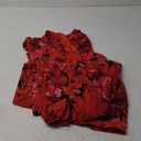 PRETTYGARDEN Women's Floral Maxi Dress 2025 Fall Long Sleeve V Neck Casual A Line Long Flowy Boho Party Dresses (Floral Red, X-Large)