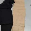 2 Pairs Medical Compression Pantyhose for Women, 20-30mmHg Graduated Support Tight Pants, Opaque Footless, Small