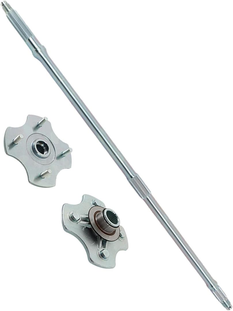 Rear Axle Shaft Wheel Hub with Nuts Replacement for Foreman 500