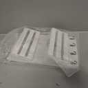 Unistyle Mail Holder with Key Hooks Mail Organizer Wall Mount Hanging Mail Organizer for Home,Office,Entryway,Mail Holder Wall Mounted for Letter, Magazines, Keys, Leashes (Rustic White)