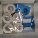 LotFancy Medical Tape, 6Rolls 2inch x 10Yards, Adhesive Hypoallergenic Surgical Paper Tapes, Wound First Aid Tape, 2 Dispensers Included