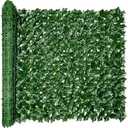 Paistao Artificial Ivy Privacy Fence Screen - 40" X 120" UV-Anti Fake Leaves Vines - Patio Balcony Privacy, Garden, Backyard Greenery Wall Decor