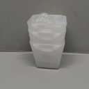 6 Pack Large Gridwall Cups Gridwall Storage Bin with Hooks Hanging Baskets Square Box Shape Hanging Cup Holder Gridwall Accessories for Garage Workbench Office Playroom Home Kitchen (Clear)