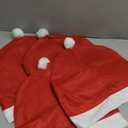 YIXIN 4-Piece Santa Claus hat car seat headrest Cover Cute car Decoration Interior Accessories-car Christmas Decorations-Functional car Decoration, Suitable for Most car headrests (Red-4pcs)