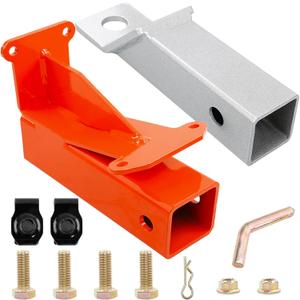 HQPASFY 093-1136-23 Hitch Kit with Pin 2" Hitch Receiver 093-1136-98 & 093-1111-00 Compatible with Bad Boy, 2021 & Up Maverick - Orange
