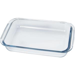 Small Glass Baking Dish for Oven, 1L Casserole Dishes for Oven, 10x6 Glass Baking Pan (Rectangular-10in*6in-1L)