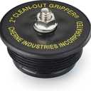 Cherne 270168 Mechanical Clean Out Plug, Black