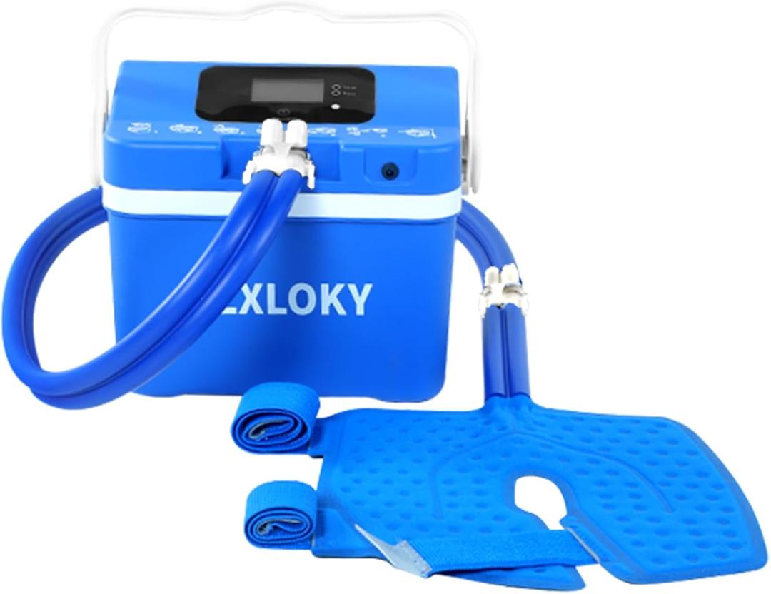 2.0 Cold Therapy Unit,Ice Machine for Knee After Surgery,Cold Therapy Machine for Knee ReplacementCold Therapy System with Knee/Joint Ice Pack