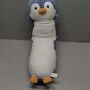 36" Penguin Stuffed Animal, Soft Jumbo Long Cuddle Pillow, Cute Blue Penguin Plush Body Pillow Plushies Toy Gift for Kids, Boy and Girls Birthday, Easter