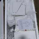 Modern White Makeup Vanity Set Dressing Desk with LED Mirror, Drawers, Storage Shelves