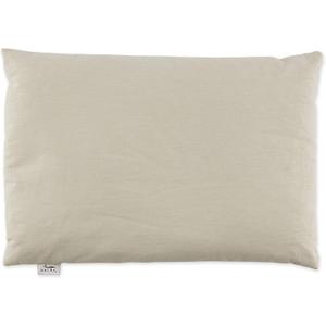 Bucky 100% Buckwheat Filled Pillow Collection, Standard, 23x16", Natural Twill, 1 Count