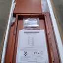 Alaterre Furniture Mission Book Shelf-4 Tier Bookcase with Adjustable Shelves for Living Room or Home Office, 48-Inch, Cherry