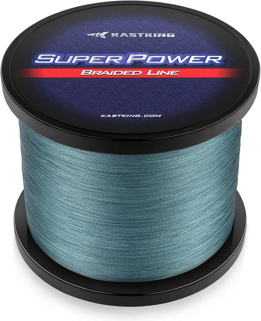 KastKing SuperPower Braided Fishing Line - Abrasion Resistant Braided Lines Incredible Superline Zero Stretch Smaller Diameter A Must-Have!