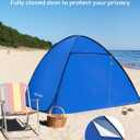 Glymnis Pop Up Beach Tent for 1-2 Person, UPF 50+, Instant Setup, Portable, Blue