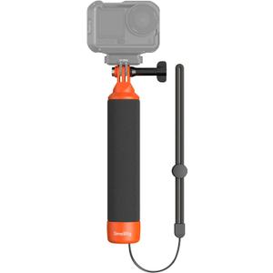 SmallRig Floating Hand Grip Waterproof Monopod, Action Camera Accessories for DJI Action 6/5 Pro/4/3, for Go Pro Hero 13/12/11/10 Black, for Insta360, Underwater Hand Stick for Water Sports (Orange)