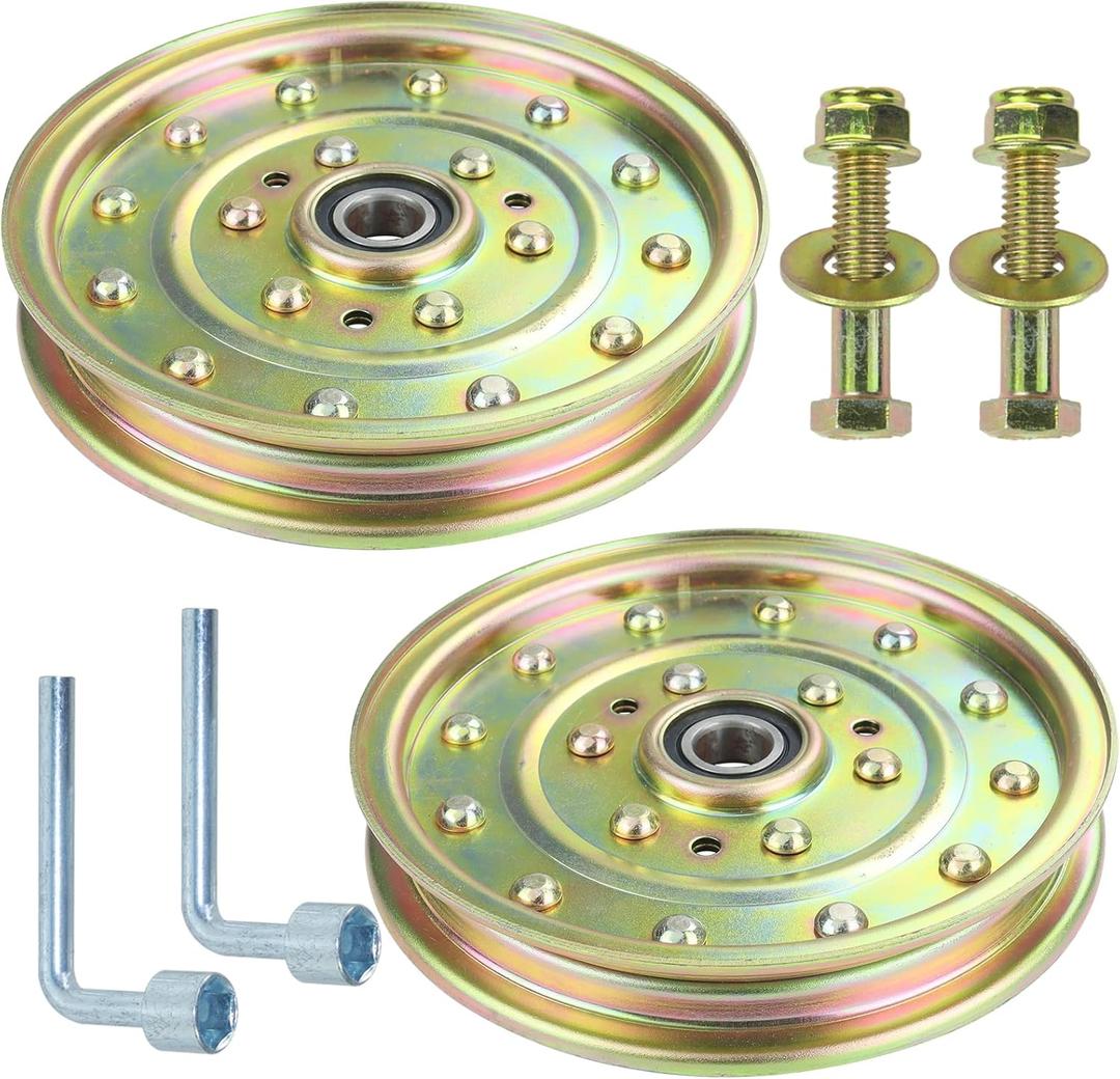 2 Pack 1-633109 Pulley Replaces 126-7685, 132-9424, 116-4667, 126-4667, 633109, 539102610 for Exmark Z400, Z441, Z449, Z450, Z453, Z500, Z528, Z550, Z553, Z557, Z558, Lazer Z 60 inch Mowers