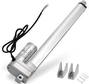 RVMARINEPAT 3000N High Speed Actuator, 5mm/s 18 Inch Stroke, 660lbs Heavy Duty Electric Actuator 12V Waterproof Linear Motion Actuator 12V with Controller