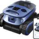 5600GPH Robotic Pool Cleaner,240Min Cordless Pool Vacuum for Inground Pools,3230 Sq.ft,2 Brushe&2 Motor,4-in-1 Wall&Waterline&Floor&Full Cover Cleaning,Smart Navigation,Dual Filtration