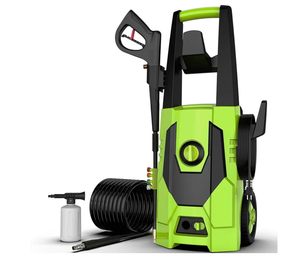 Pressure Washer-Power Washer, Green 1600W 3.2 GPM 4800 PSI