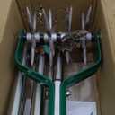 Rotary Cultivator Tiller Adjustable S/S Handle Rotary Tiller with Detachable Solid Metal Tines Garden Cultivator Lawn Tiller and Manual Tiller for Loosing and Mixing Soil
