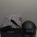 TRIANGLE Full Face Motorcycle Helmet Dual Visor Helmets for Adult Men and Women with Smoked Sunshield DOT Approved (Large, Pink)