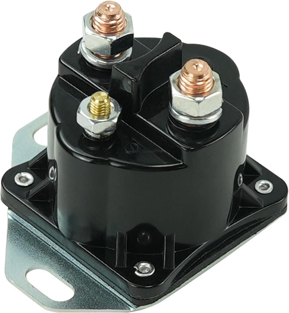 SW1951C Starter Solenoid 12V 3 Terminals Replacement for Fo-rd F150 F250 F350 F450 F550 E150 E250 E350 Es-cort Bro-nco Mus-tang Ranger E5TZ-11450-A E9TZ-11450-B