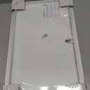 12" x 20" Lockable White Metal Access Panel. Service Shaft Door Panel with Key. Plumbing, Electricity, Heating, Alarm Wall Access Panel for Drywall. Bathroom Services Access Hole Cover.