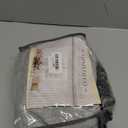 Grey Blackout Curtains 84 Inch Length 2 Panels Set for Bedroom, Modern Faux Linen Room Darkening Pleated Light Gray Burg with Rod Pocket Back Tab 84 Inch Insulated Curtain for Office Sunroom