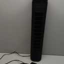 31 Inch Tower Fan for Bedroom, 120° Oscillating Quiet Standing Bladeless Fan With Remote, 7.5H Timer, 3 Speeds, 3 Modes, for Room, Dorm, Office, Black