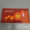 Cordless Wrist Heating Pad Wrap with Vibration, Rechargeable Heated Wrist Brace for Hand Pain Relief Red Light Heating Pad for Women and Men Wrist, Hand, Arm, Leg, Ankle