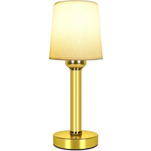 Yurnero Cordless Table Lamps, 6000mAh Rechargeable Battery Operated Lamp for Dining Table, 10%-100% Stepless Brightness Dimming Bedside Lamps, Portables Desk Lamp for Bedroom