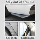 Jsorum 2Pcs Rear Bumper Diffuser Spoilers for Cars, Rear Bumper Canard Diffuser Splitter Protector, Universal Rear Bumper Lip Splitter Diffuser Spoiler Kit Exterior Decorations for Car (Carbon Fibre)