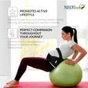 NeoTech Care Pregnancy Belly Band Maternity Belt, Back/Abdomen/Waist/Pelvis Support (Size M, Black Color)