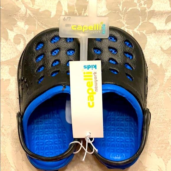 Kids Slippers 13 Blue/Black