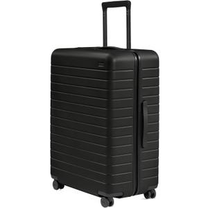 Away Large Checked Luggage, 29 Inch Hardside Suitcase with Spinner Wheels, Lightweight & Durable, TSA Lock, Jet Black