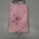 Self-Adhesive Magic Cloth Makeup Bag, Extra Large Pink Rabbit Cosmetic Pouch, Protective Camera Lens Wrap, Portable Travel Organizer for Beauty Essentials, Travel, Gifts