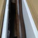 HollyHOME Cloud Coffee Table, Unique Design Accent Table for Living Room and Bedroom, Stylish and Functional Furniture Piece-Durable and Easy to Clean, Free Shape with 3 Legs, 33.9in, Dark Walnut