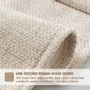 Madison Park Cordless Roman Shades for Indoor Windows, 34x64 Neutral