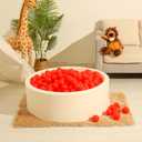 Realhaha Larger Plastic Balls for Ball Pit, Play Pin Balls for Toddlers Kid Ball Pits & Accessories for Bounce House,2.76 inches,50 100 pcs