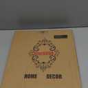 Square Orange Decorative Serving Tray with Handles, Versatile Ottoman Tray for Coffee Table, Entertaining, Outdoor Patio, Living Room, 13*13*1.6