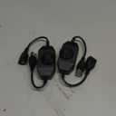 Onite 2-Pack USB Rotary Dimmer Switch with Knob, Current Adjustable Controller for 5V USB LED Strips, Lights, USB Fans (Black)