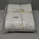 MooMee Bedding Duvet Cover Set 100% Washed Cotton Linen Like Textured Breathable Durable Soft Comfy (Heathered Almond Milk Grey, Palatial King/Oversized King 120"x98")