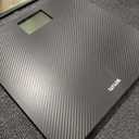 Taylor Digital Scales, 400 LB Capacity, Carbon Fiber Anti-slip Mat, 11.8 x 11.8 Inches, Black