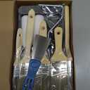 Mckanti Paint Roller Brush Kit for Walls, Painting Supplies Includes Paint Rollers with Tray, Wall Paint Brushes, Painters Tape, Sanding Block and Scraper for House Painting and Home Interior