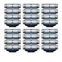 24 Pcs Razor Blade Refills for Men,Compatible with Ma-ch 3 Razor Blades Refill Disposable Blade Manual Beard Trimmer Safety Replacement Shaver Heads Set