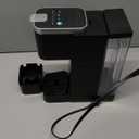 Tastyle Single Serve Coffee Maker, Iced and Hot Coffee Machine for K Cup & Grounds, Compact Design, 40oz Removable Water Reservoir, 6 to 24 Oz Brew Sizes, Fits 7.3" Travel Mug, Black